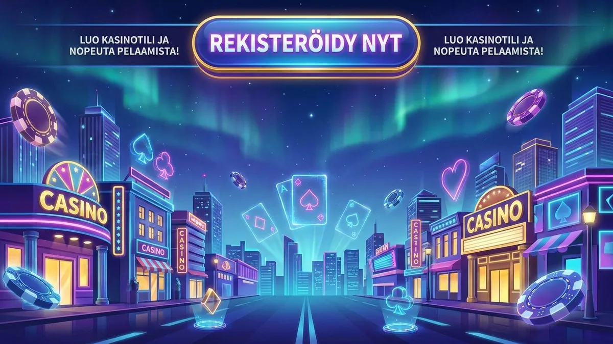 Rekisteröidy bonuksella